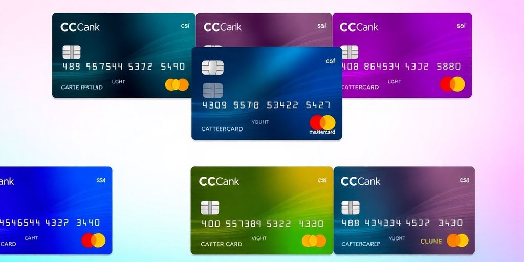 Cartões C6 Bank Mastercard, cores vibrantes.