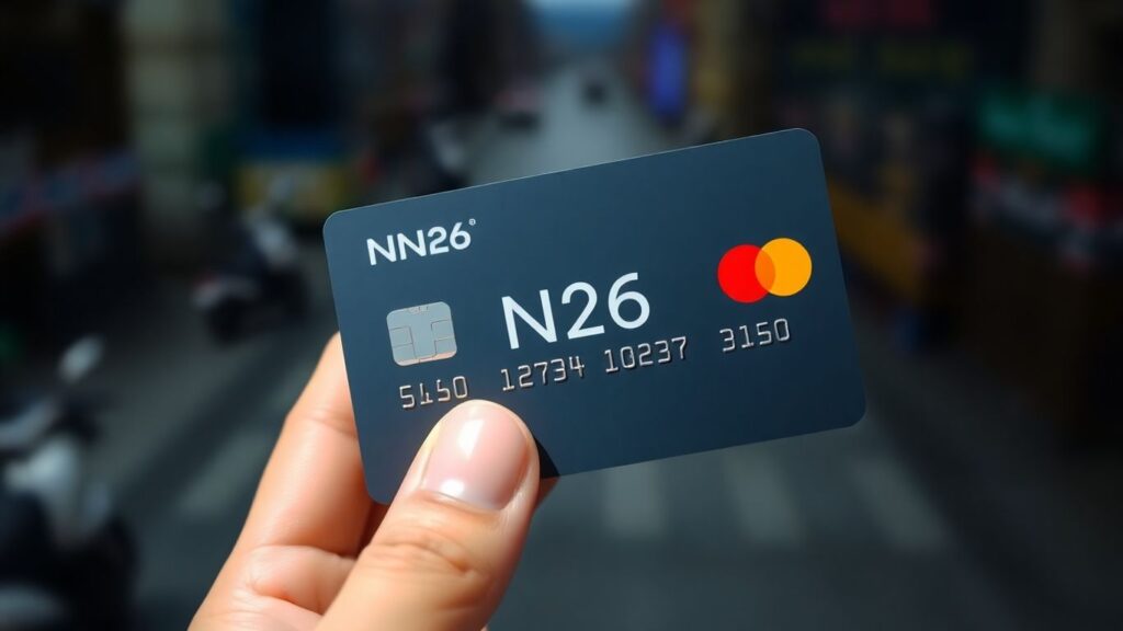 N26 Mastercard in Hand