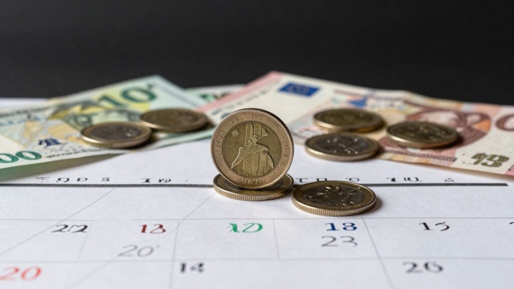 Calendário PIS/PASEP 2026 com dinheiro.